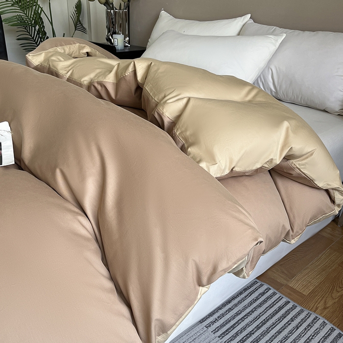 91家纺网 家纺一手货源 找家纺 （总）澳梵2024新款60s全棉纯色单品被套