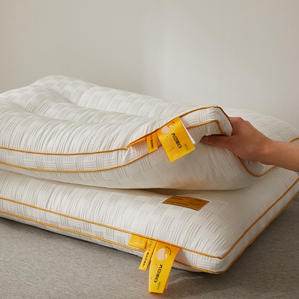 91家纺网 家纺一手货源 找家纺 乐可 2024新款A类华夫格大豆舒柔枕 枕头枕芯 A类华夫格大豆舒柔枕/白色-定型中枕[一对装]