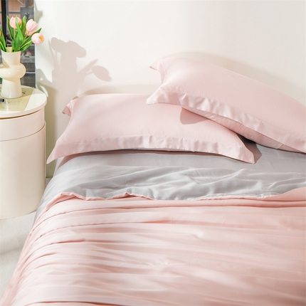 91家纺网 家纺一手货源 找家纺 （总）被窝 2025新款60s莱赛尔天丝大豆夏被四件套（提供买家秀）