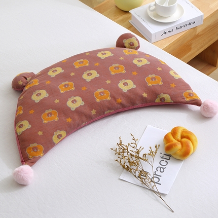 91家纺网 家纺一手货源 找家纺 （总）其乐枕芯 2024新款月亮熊荞麦枕超30天不退不换 