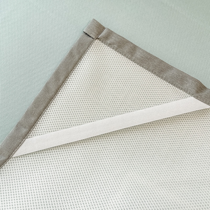 91家纺网 家纺一手货源 找家纺 栩裕纺织 2025款数码印花1200D碳光牛奶冰丝凉席 望绿川