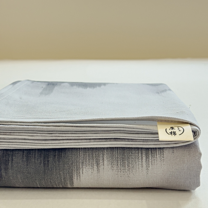 91家纺网 家纺一手货源 找家纺 金丝鸟 2024新款成人款A类全棉老粗布床单 水墨