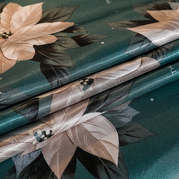 91家纺网 家纺一手货源 找家纺 梵克保罗 2024新款印花冰丝凉席套件-系列一 秋风落叶