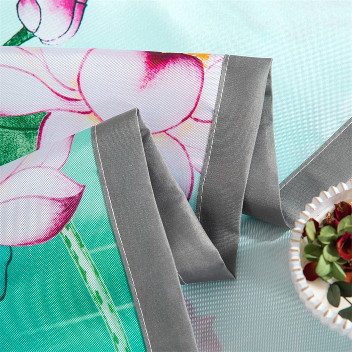 91家纺网 家纺一手货源 找家纺 梵克保罗 2024新款印花冰丝凉席套件-系列一 荷塘月色