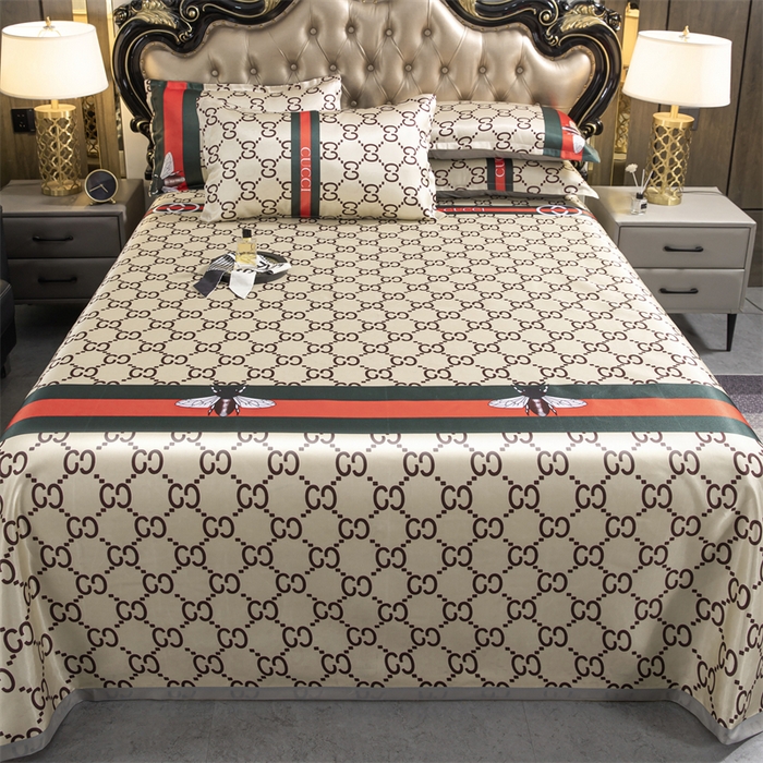 91家纺网 家纺一手货源 找家纺 梵克保罗 2024新款印花冰丝凉席套件-系列一 贵族风尚