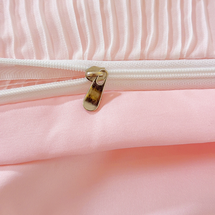 91家纺网 家纺一手货源 找家纺 （总）菲儿家纺 2024新款水洗真丝花边刺绣四件套-萌萌兔系列