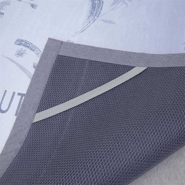 91家纺网 家纺一手货源 找家纺 青雅 2025新款抗菌粗冰丝席 冰丝-蓝