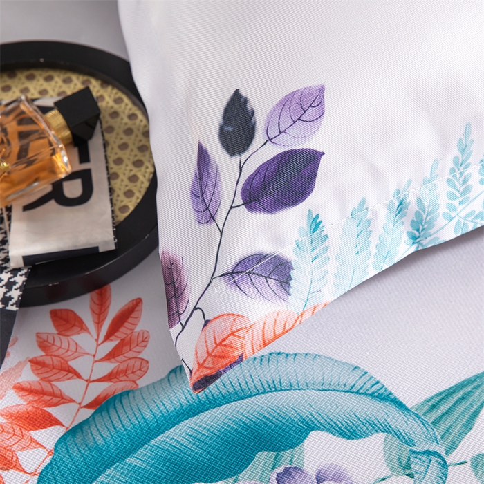 91家纺网 家纺一手货源 找家纺 梵克保罗 2024新款印花冰丝凉席套件-系列一 盛世花开