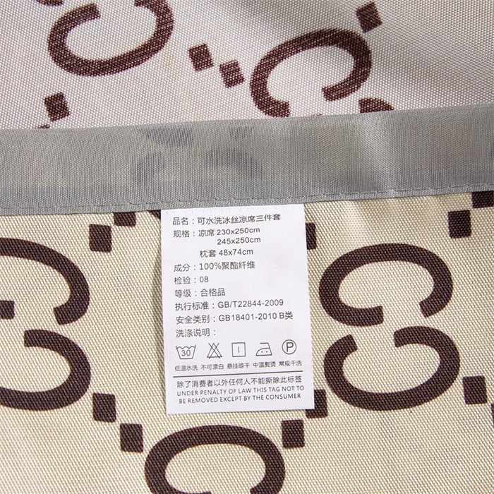 91家纺网 家纺一手货源 找家纺 梵克保罗 2024新款印花冰丝凉席套件-系列一 贵族风尚