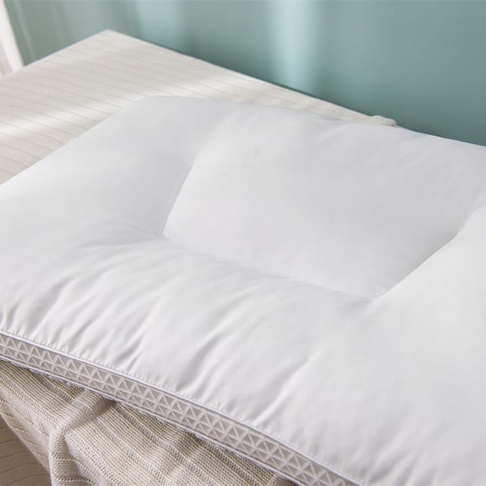 91家纺网 家纺一手货源 找家纺 芯奇想 2024新款凉感丝冰丝立体夏天护颈枕笑脸枕头枕芯 冰丝浅灰笑脸枕1000克 45*70cm一只