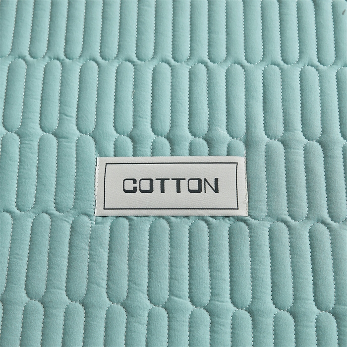 91家纺网 家纺一手货源 找家纺 （总）3C 2024新款A类全棉水洗棉大豆夹棉床笠-初忆