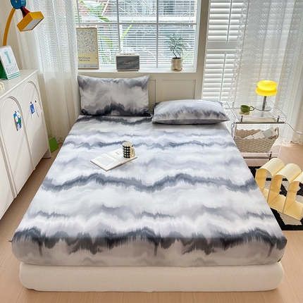 91家纺网 家纺一手货源 找家纺 （总）吉象家纺 2024新款老粗布三件套-床笠款