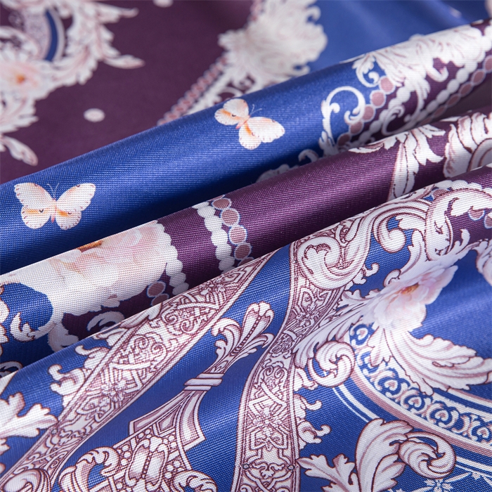 91家纺网 家纺一手货源 找家纺 梵克保罗 2024新款印花冰丝凉席套件-系列一 欧式风情