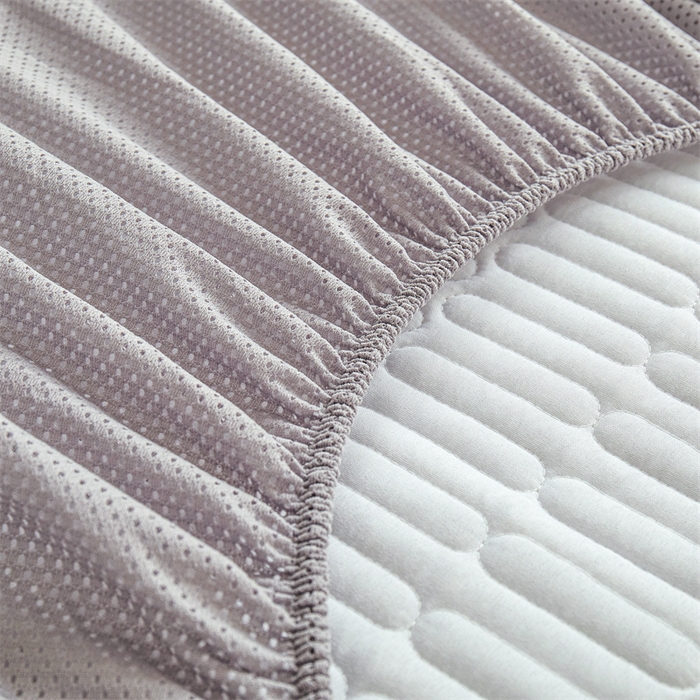 91家纺网 家纺一手货源 找家纺 3C 2024新款A类全棉水洗棉大豆夹棉床笠-网忆 网忆-抹茶绿