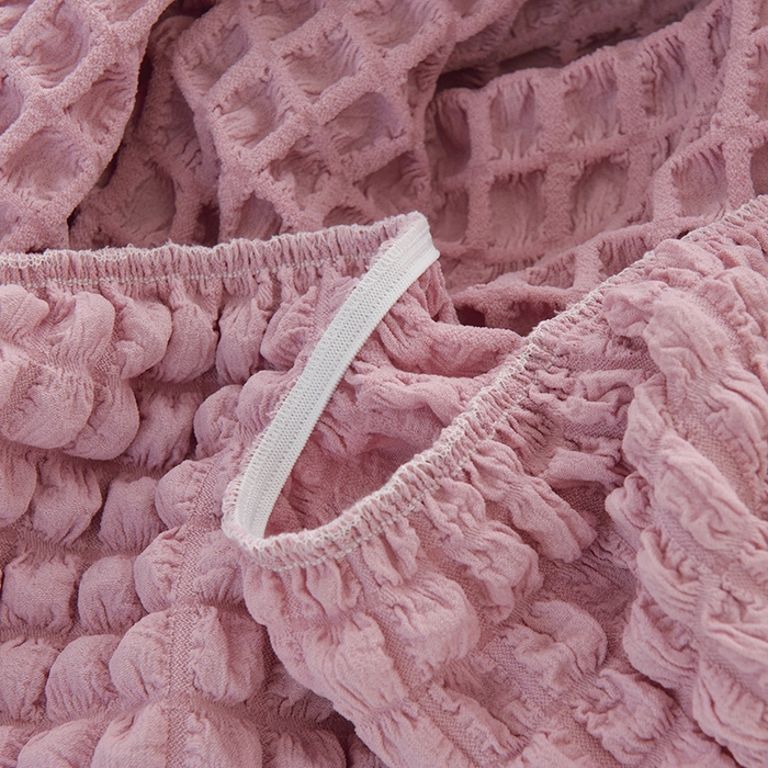 91家纺网 家纺一手货源 找家纺 （总）启博家纺 2024新款简约舒适泡泡纱系列-床头罩