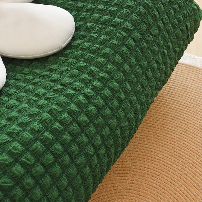 91家纺网 家纺一手货源 找家纺 （总）启博家纺 2024新款简约舒适泡泡纱系列-毛毛虫懒人沙发套