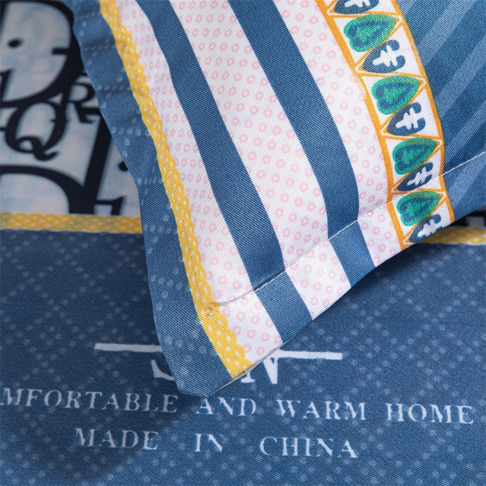 91家纺网 家纺一手货源 找家纺 梵克保罗 2024新款印花冰丝凉席套件-系列一 时尚星空