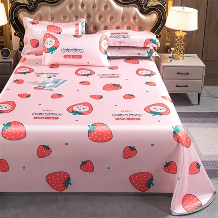 91家纺网 家纺一手货源 找家纺 （总）梵克保罗 2024新款印花冰丝凉席套件-系列一