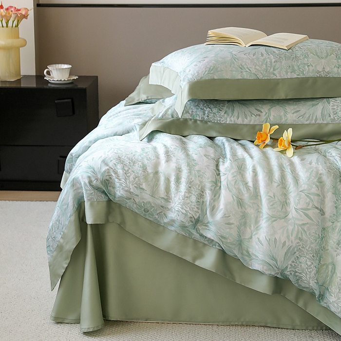 91家纺网 家纺一手货源 找家纺 （总）若未家居 2025新款50支莱赛尔天丝数码印花四件套