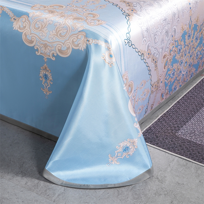 91家纺网 家纺一手货源 找家纺 梵克保罗 2024新款印花冰丝凉席套件-系列一 北欧印象