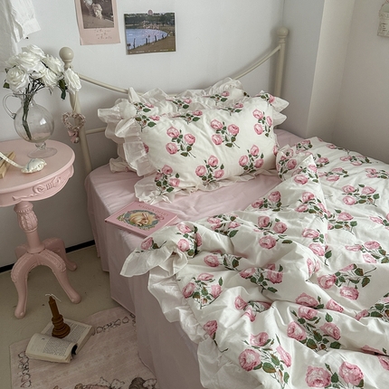 91家纺网 家纺一手货源 找家纺 （总）恋恋三季 2024新款法式全棉大豆夏凉被--第一组