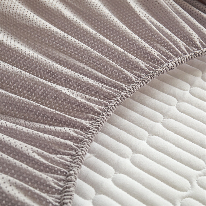 91家纺网 家纺一手货源 找家纺 3C 2024新款A类全棉水洗棉大豆夹棉床笠-网忆 网忆-香妃玉