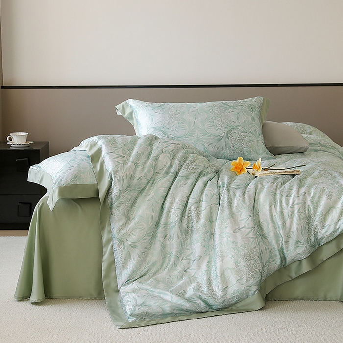 91家纺网 家纺一手货源 找家纺 （总）若未家居 2025新款50支莱赛尔天丝数码印花四件套