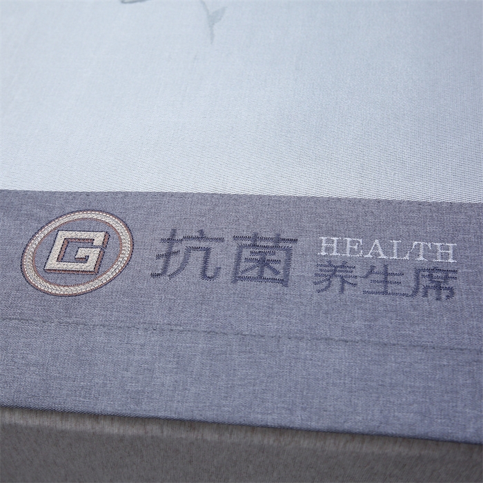 91家纺网 家纺一手货源 找家纺 青雅 2025新款抗菌粗冰丝席 冰丝-灰
