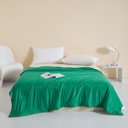 91家纺网 家纺一手货源 找家纺 （总）圣尔雅 2025新款 直播爆款纯色提花凉感丝夏被空调被夏凉被