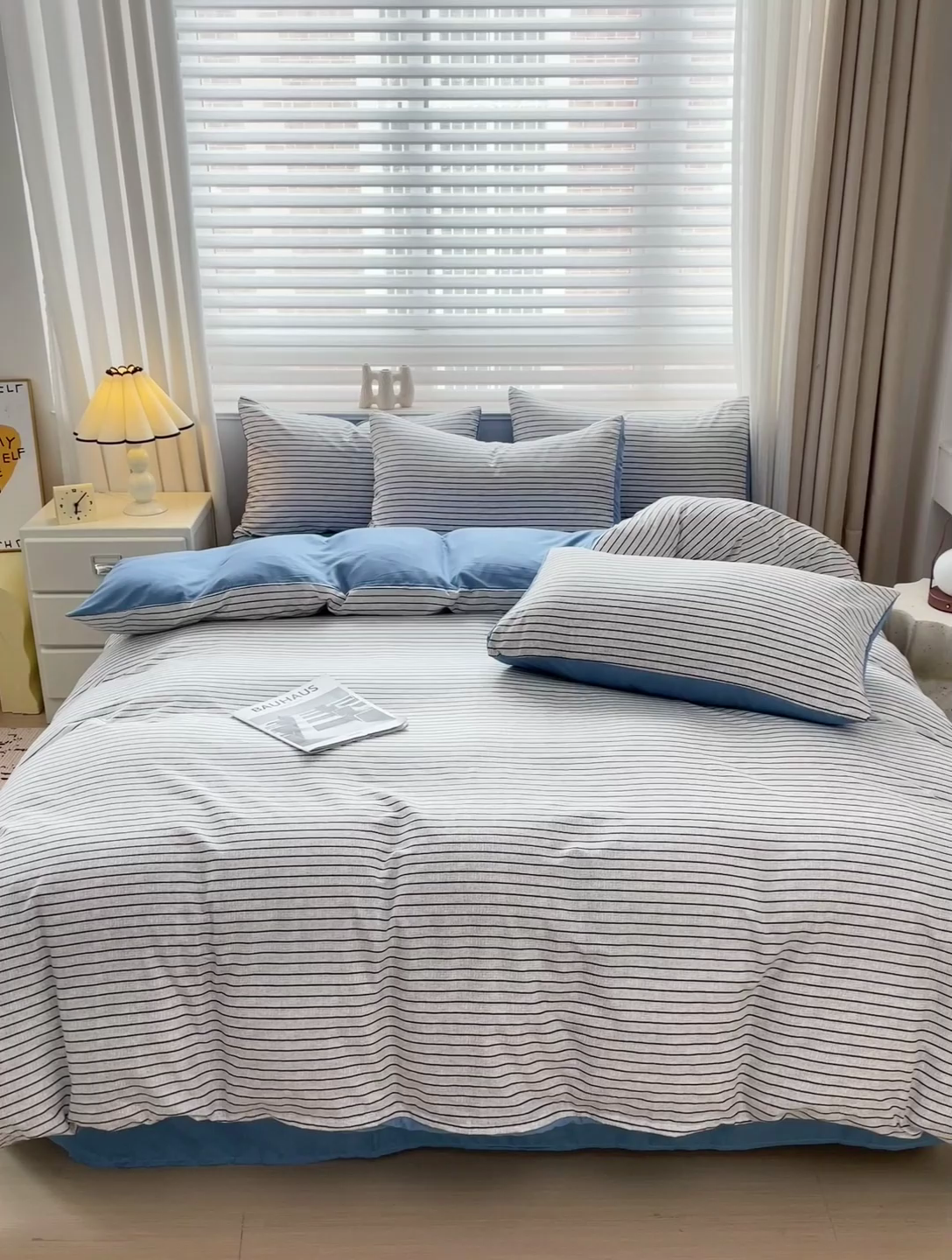 91家纺网 家纺一手货源 找家纺 （总）楠沐家纺 2025新款亲肤柔软水洗棉磨毛四件套