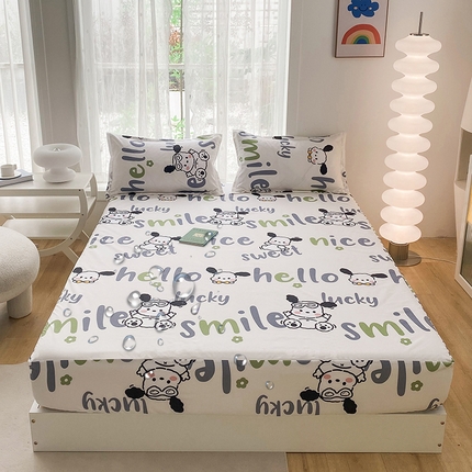 91家纺网 家纺一手货源 找家纺 （总）钰锦珀家纺 2024新款亲肤棉防水隔尿跨境跨境床笠