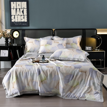 91家纺网 家纺一手货源 找家纺 （总）千嘻汇 2025新款兰精天丝夏被四件套