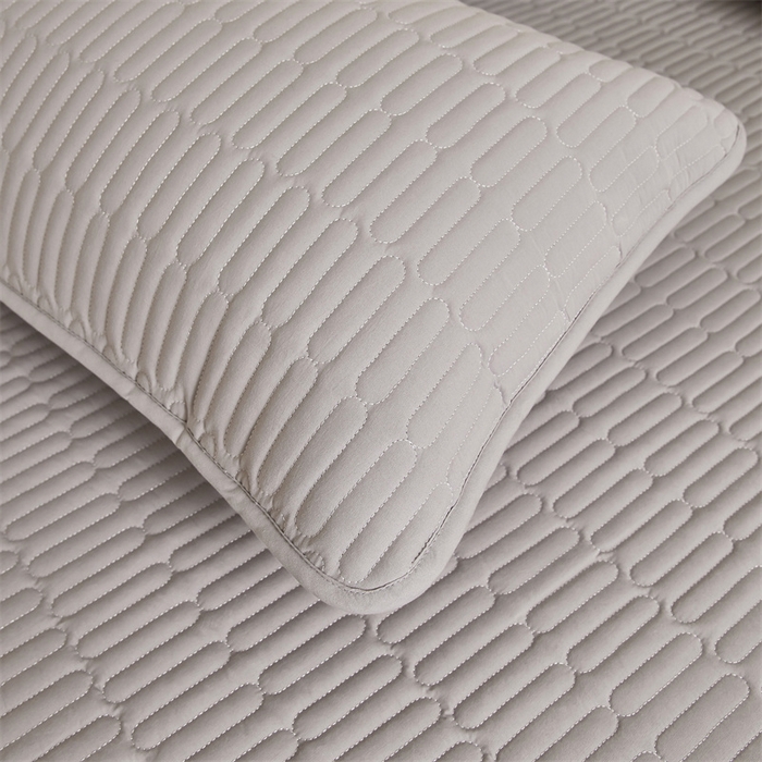 91家纺网 家纺一手货源 找家纺 3C 2024新款A类全棉水洗棉大豆夹棉床笠-初忆 初忆-时尚灰