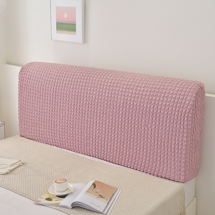 91家纺网 家纺一手货源 找家纺 （总）启博家纺 2024新款简约舒适泡泡纱系列-床头罩