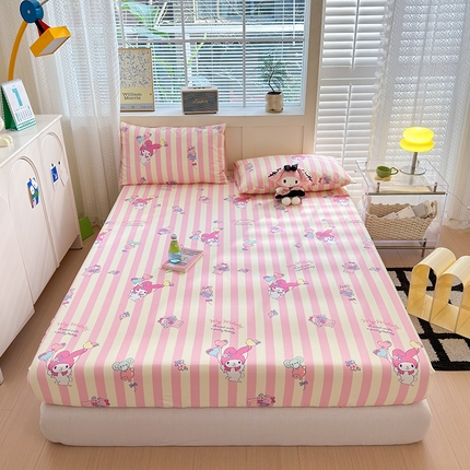 91家纺网 家纺一手货源 找家纺 （总）吉象家纺 2024新款老粗布三件套-床笠款