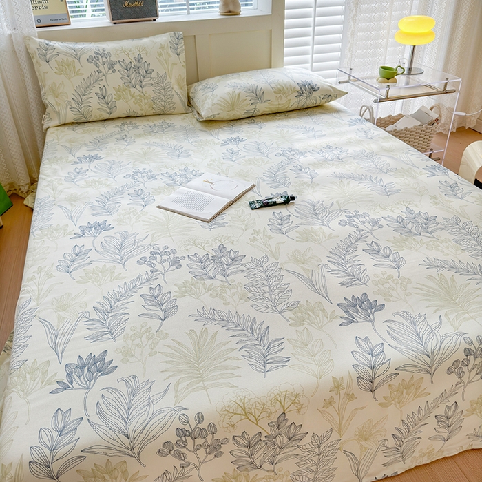 91家纺网 家纺一手货源 找家纺 （总）吉象家纺 2024新款老粗布三件套-床单款