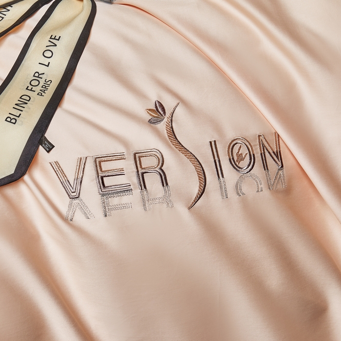 91家纺网 家纺一手货源 找家纺 琉宿2025新款50s双股长绒棉四件套-索菲亚 索菲亚-米芙粉