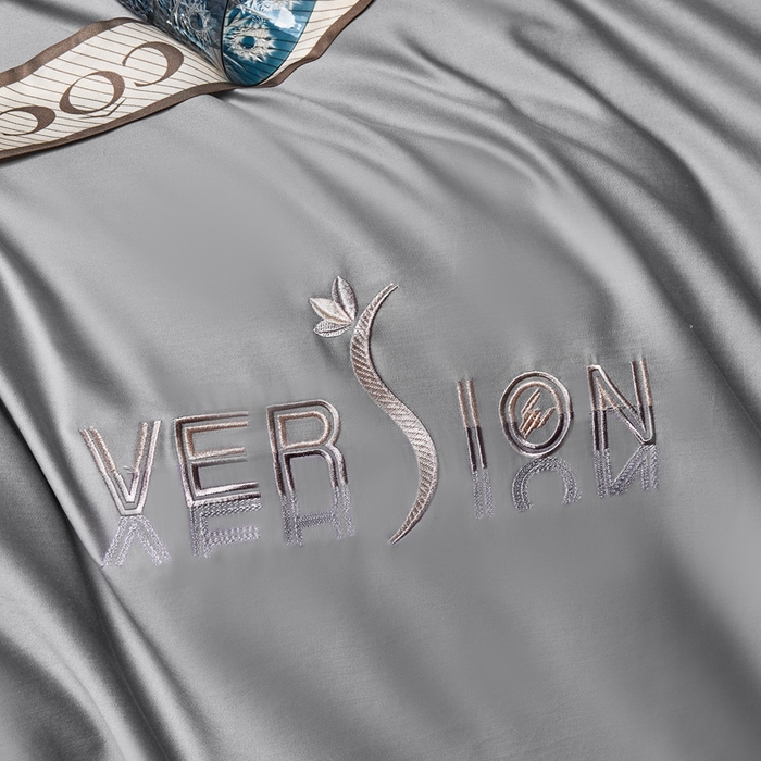 91家纺网 家纺一手货源 找家纺 琉宿2025新款50s双股长绒棉四件套-索菲亚 索菲亚-爵士灰