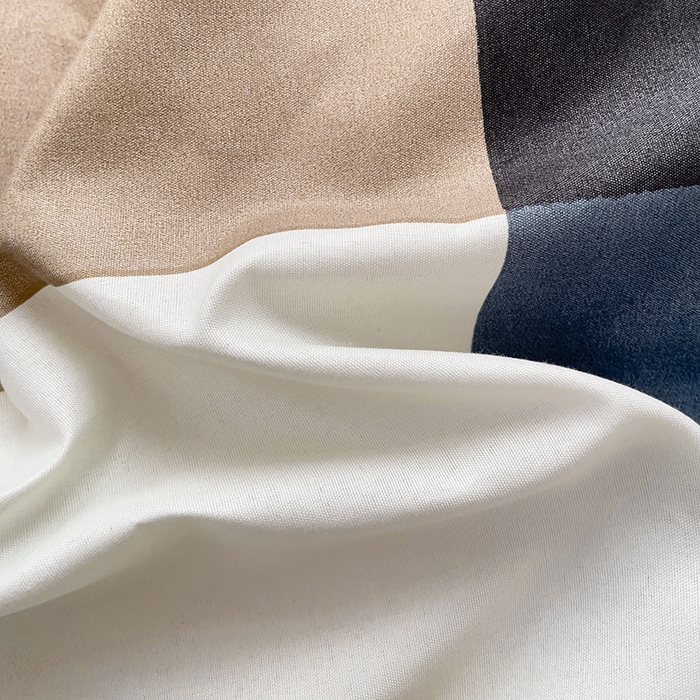 91家纺网 家纺一手货源 找家纺 楠沐家纺 2025新款亲肤柔软水洗棉磨毛四件套 蓝大格