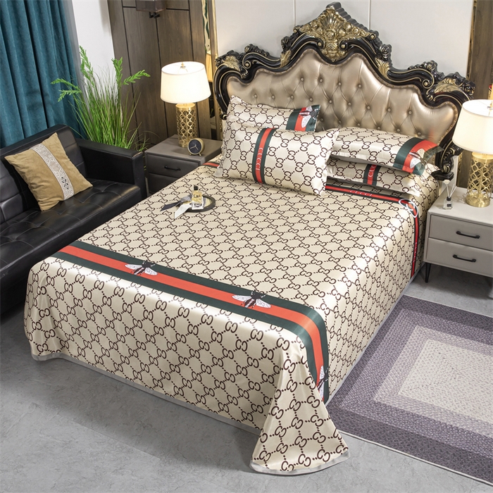 91家纺网 家纺一手货源 找家纺 梵克保罗 2024新款印花冰丝凉席套件-系列一 贵族风尚