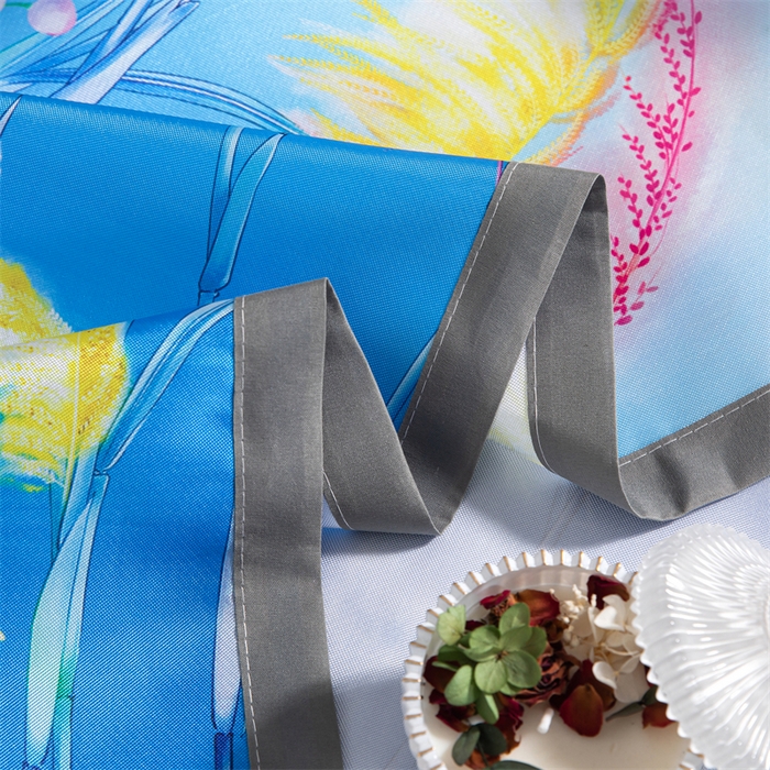 91家纺网 家纺一手货源 找家纺 梵克保罗 2024新款印花冰丝凉席套件-系列一 花间细语