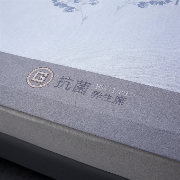 91家纺网 家纺一手货源 找家纺 青雅 2025新款抗菌粗冰丝席 冰丝-蓝