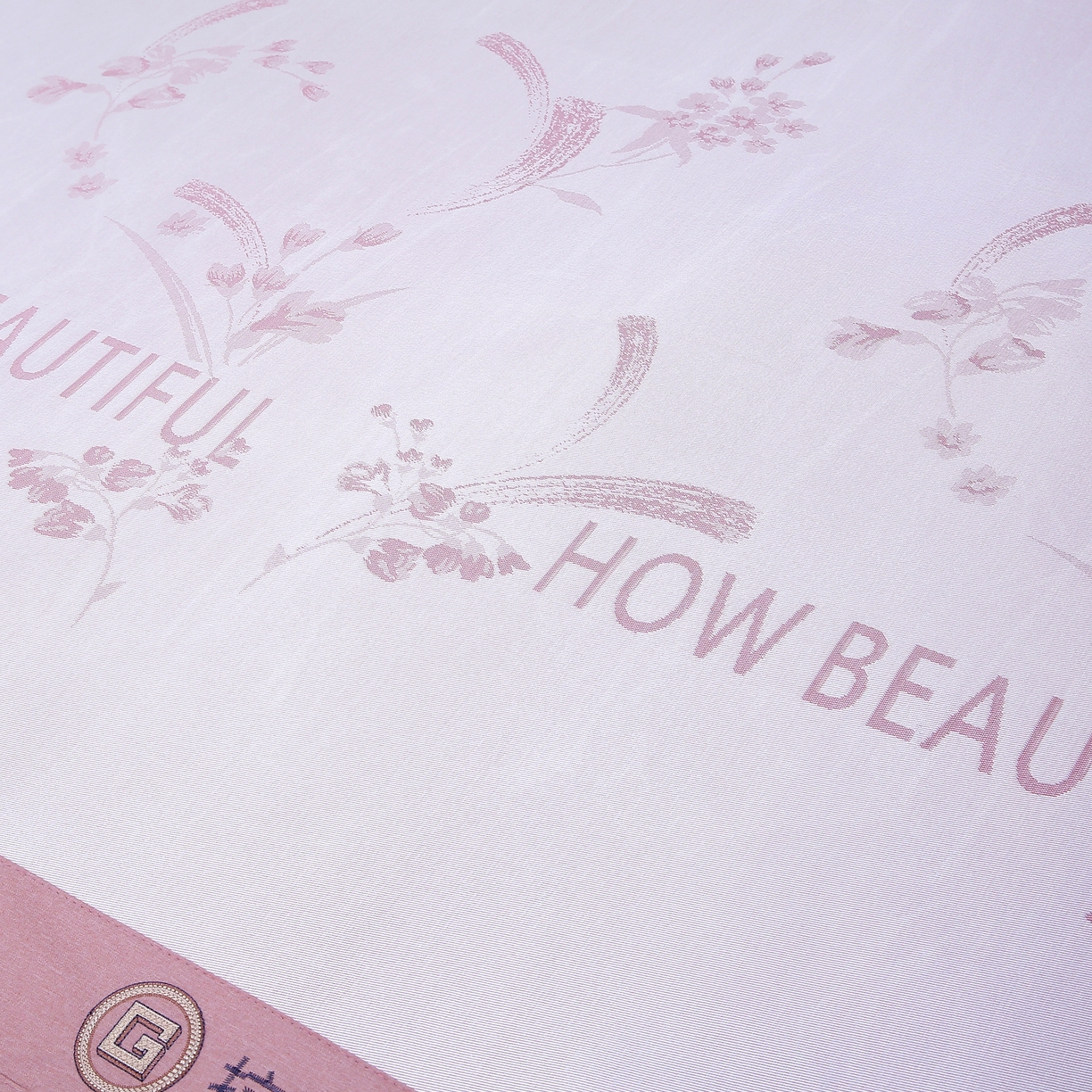 91家纺网 家纺一手货源 找家纺 青雅 2025新款抗菌粗冰丝席 冰丝-粉