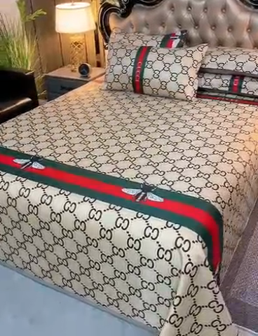 91家纺网 家纺一手货源 找家纺 梵克保罗 2024新款印花冰丝凉席套件-系列一 贵族风尚