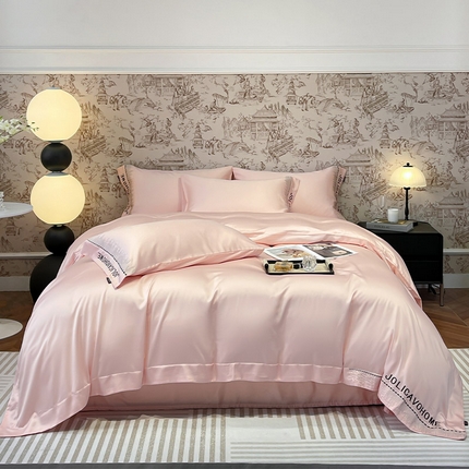 91家纺网 家纺一手货源 找家纺 （总） 【A类兰精天丝】夏季丝滑真丝绸四件套凉感丝床单被套天丝棉床笠款冰丝裸睡床上用品