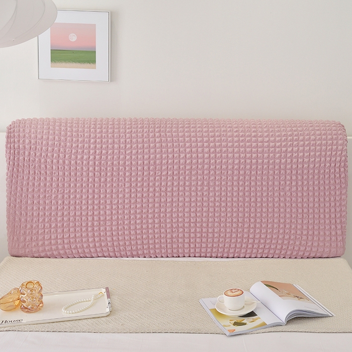 91家纺网 家纺一手货源 找家纺 （总）启博家纺 2024新款简约舒适泡泡纱系列-床头罩