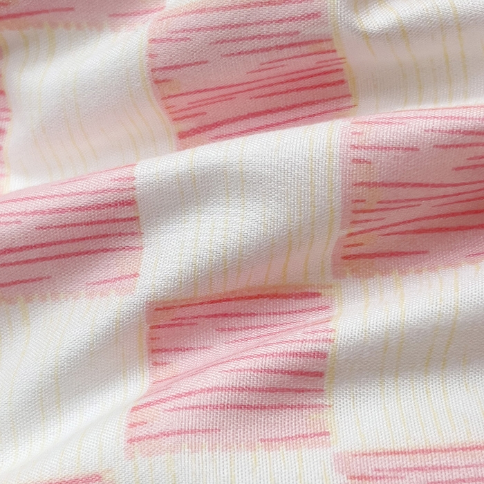 91家纺网 家纺一手货源 找家纺 楠沐家纺 2025新款无印风亲肤柔软水洗棉磨毛学生床四件套 棋盘格粉