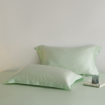 91家纺网 家纺一手货源 找家纺 ROZ home 蕊姿家居 2024新款亲肤舒适60支兰精天丝 枕套 芽绿