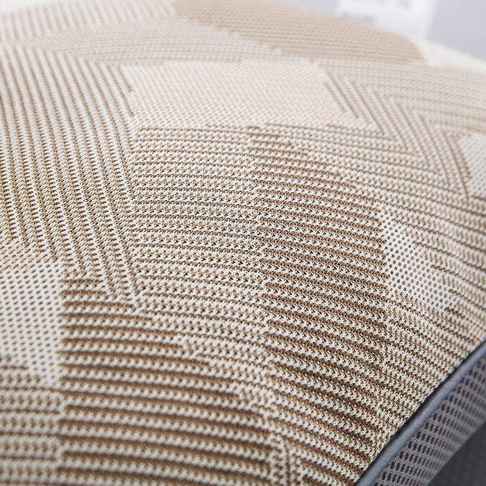 91家纺网 家纺一手货源 找家纺 纽乐家纺 2024新款冰丝透气茶叶枕 冰丝透气枕-拼色灰色35*55cm