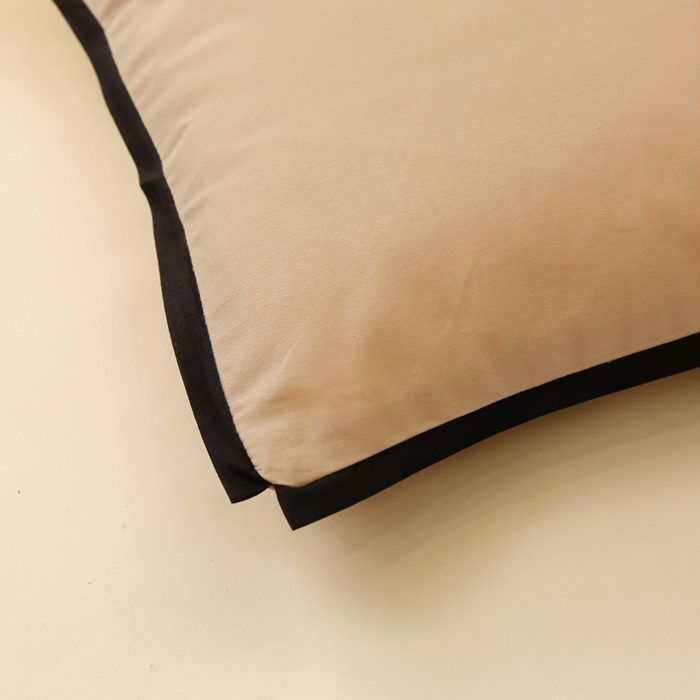 91家纺网 家纺一手货源 找家纺 喜多兔儿童家纺 2024新款高精密纯棉水洗棉枕套 卡其色小狮子